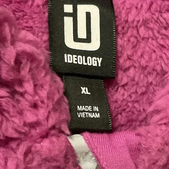 ideology Big and Little Girls Colorblocked Faux-Sherpa Zip Jacket. 2T, 6, S & XL - Picture 6 of 6